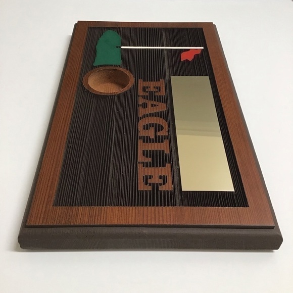 Vintage Eagle Wood Wall Plaque Award Trophy Golf Ball Holder First Eagle Blank - Picture 4 of 12